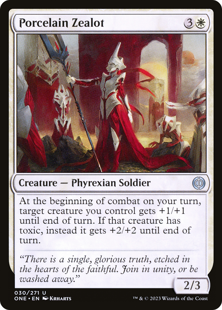 Porcelain Zealot [Phyrexia: All Will Be One] | Play N Trade Winnipeg