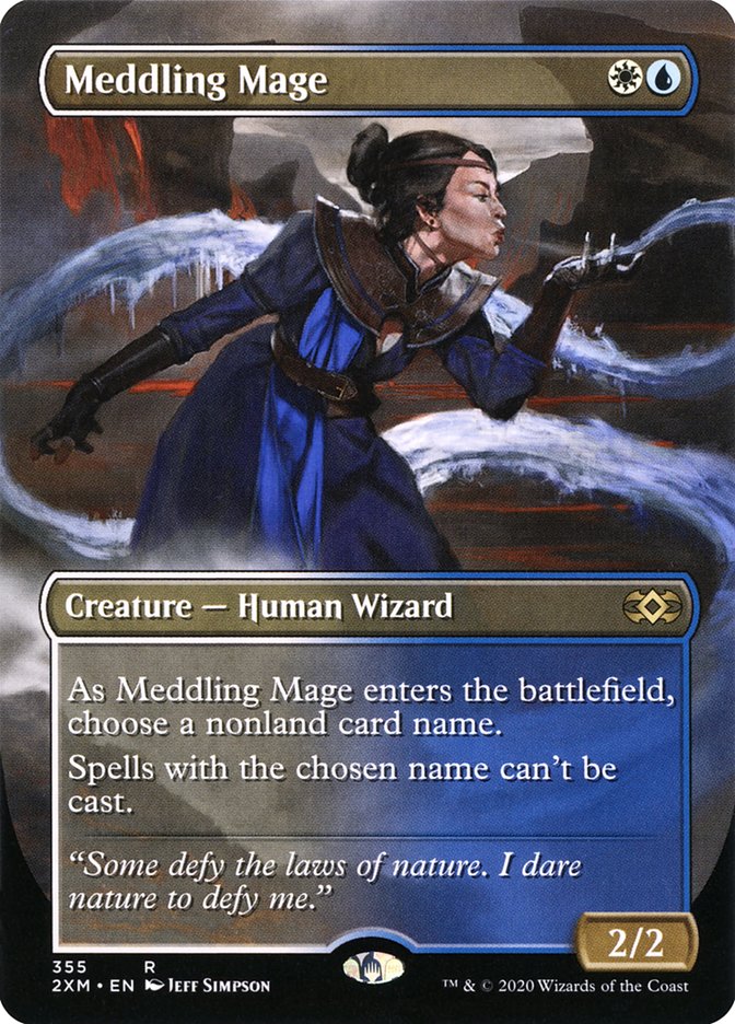 Meddling Mage (Toppers) [Double Masters Extended Art] | Play N Trade Winnipeg