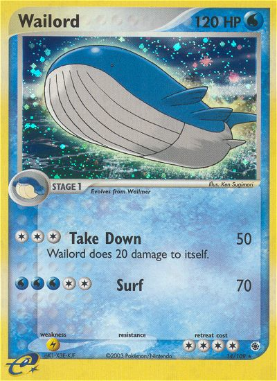 Wailord (14/109) [EX: Ruby & Sapphire] | Play N Trade Winnipeg