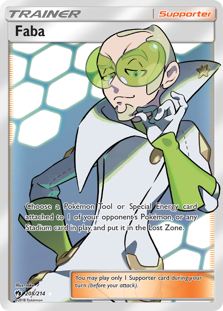 Faba (208/214) [Sun & Moon: Lost Thunder] | Play N Trade Winnipeg