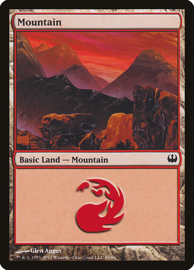 Mountain (80) [Duel Decks: Knights vs. Dragons] | Play N Trade Winnipeg