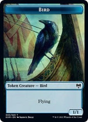 Bird (005) // Soldier Double-sided Token [Kaldheim Commander Tokens] | Play N Trade Winnipeg