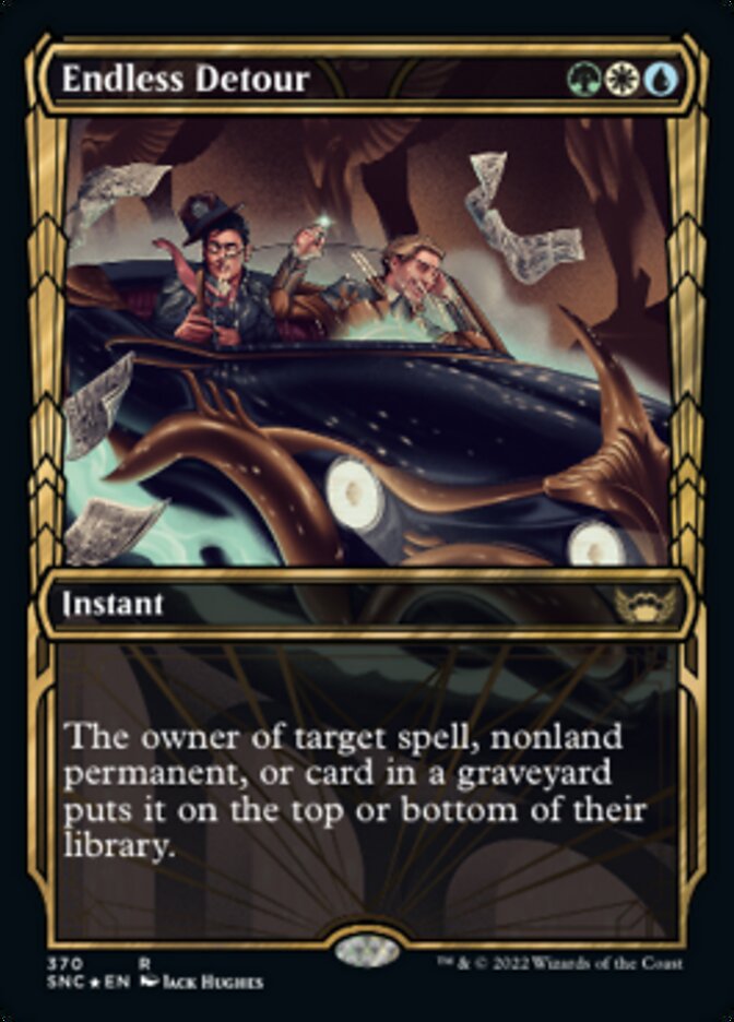 Endless Detour (Showcase Golden Age Gilded Foil) [Streets of New Capenna] | Play N Trade Winnipeg