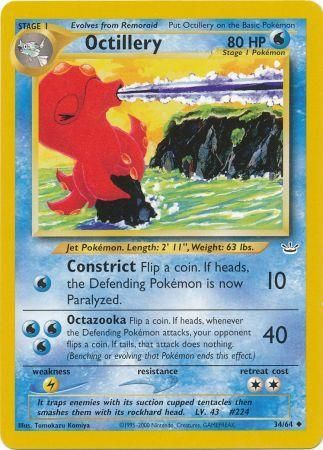 Octillery (34/64) [Neo Revelation Unlimited] | Play N Trade Winnipeg