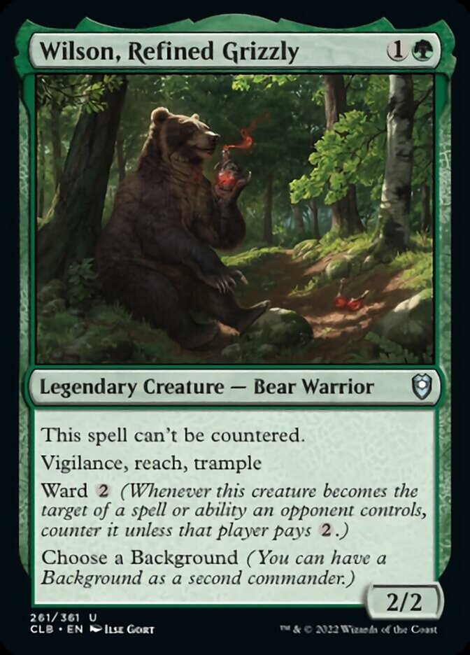 Wilson, Refined Grizzly [Commander Legends: Battle for Baldur's Gate] | Play N Trade Winnipeg