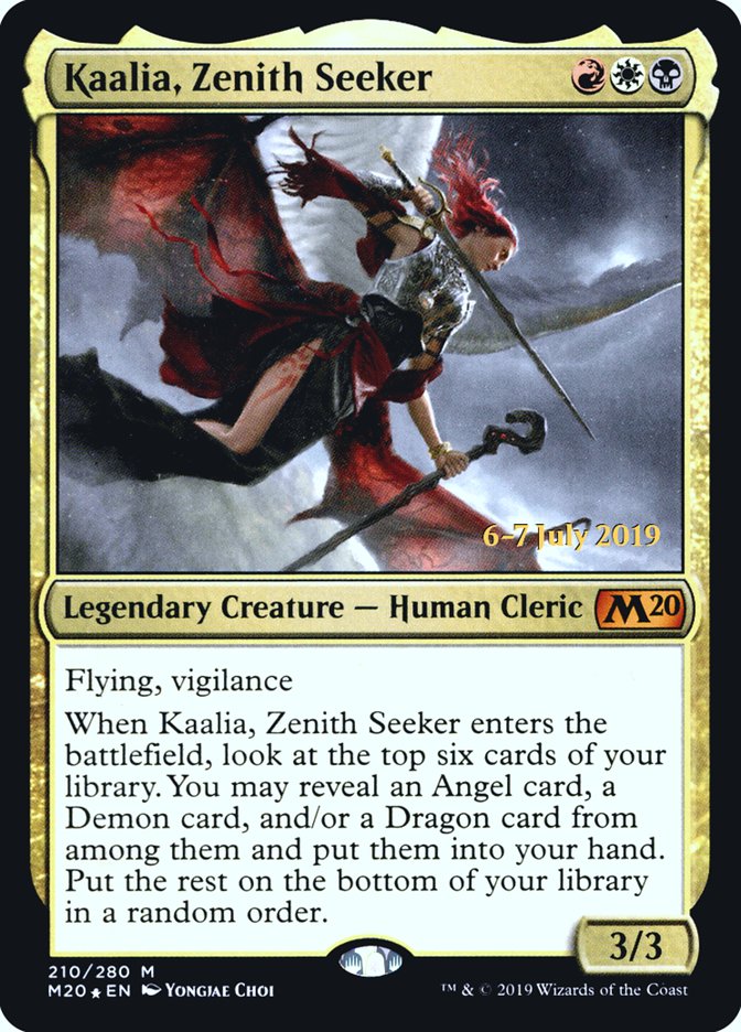 Kaalia, Zenith Seeker  [Core Set 2020 Prerelease Promos] | Play N Trade Winnipeg