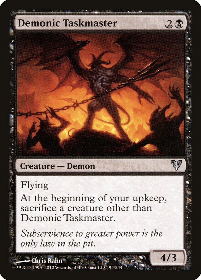 Demonic Taskmaster [Avacyn Restored] | Play N Trade Winnipeg