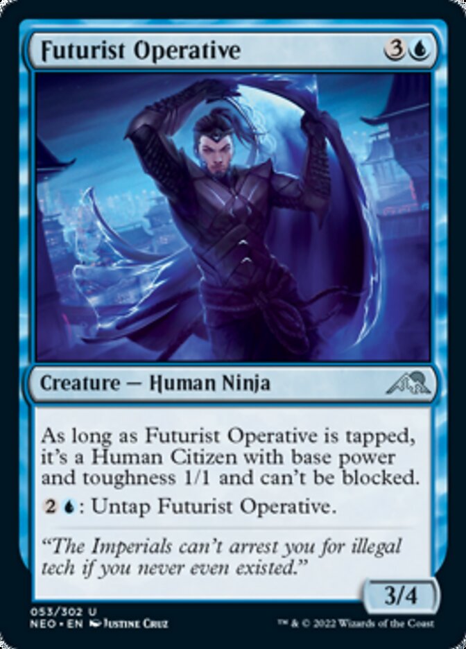 Futurist Operative [Kamigawa: Neon Dynasty] | Play N Trade Winnipeg