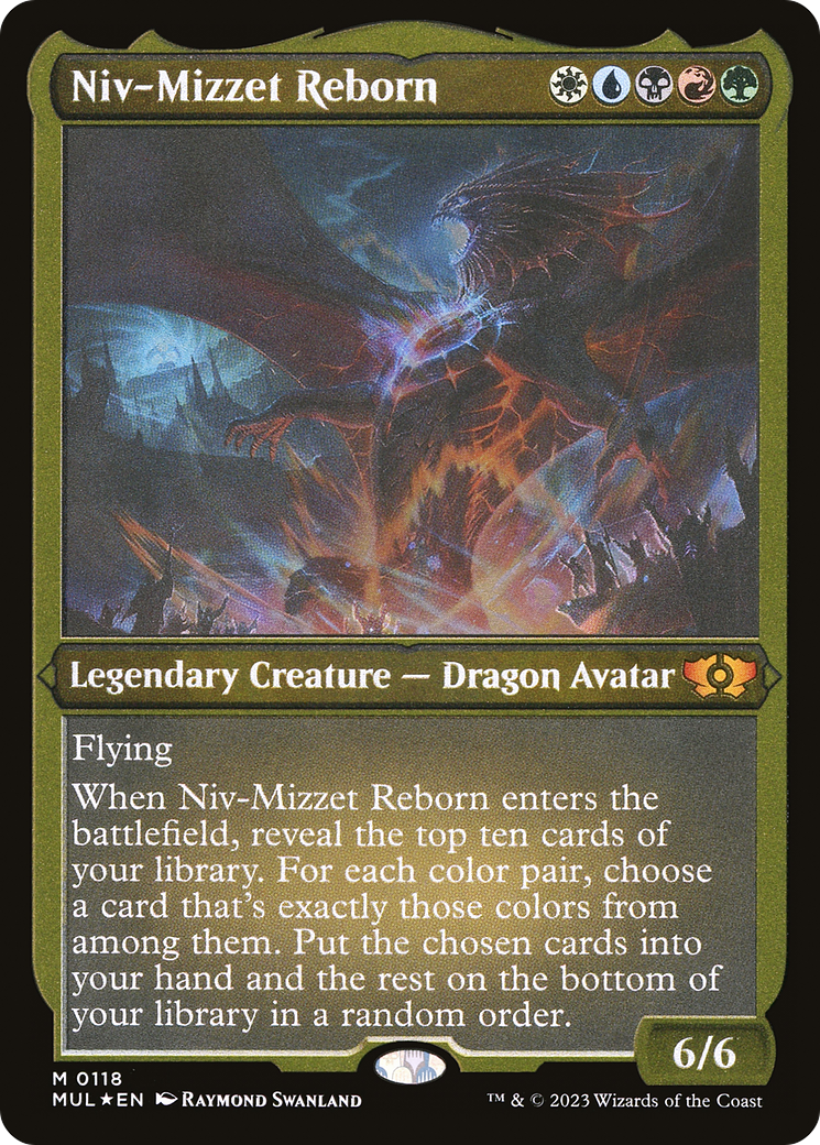 Niv-Mizzet Reborn (Foil Etched) [Multiverse Legends] | Play N Trade Winnipeg