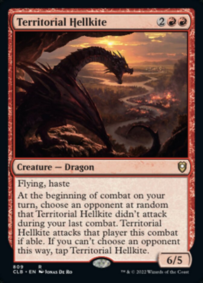 Territorial Hellkite [Commander Legends: Battle for Baldur's Gate] | Play N Trade Winnipeg