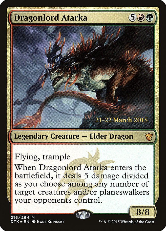 Dragonlord Atarka  [Dragons of Tarkir Prerelease Promos] | Play N Trade Winnipeg