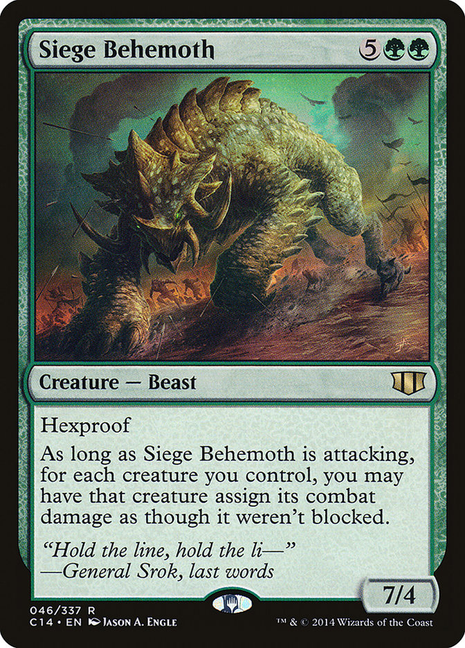 Siege Behemoth [Commander 2014] | Play N Trade Winnipeg