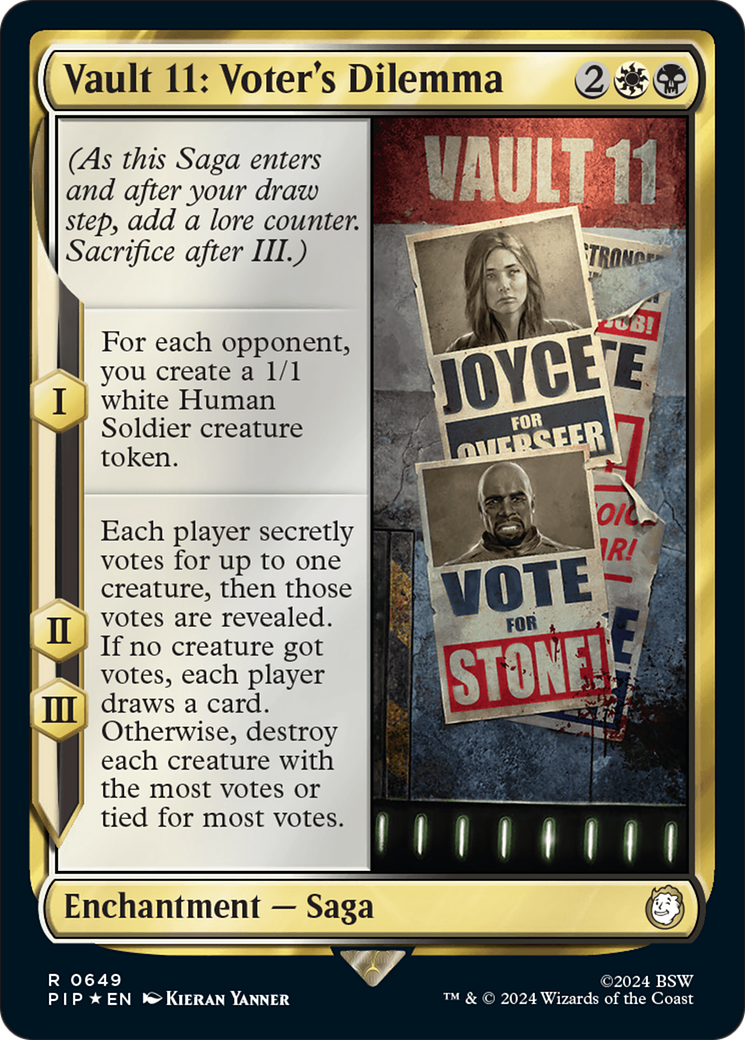 Vault 11: Voter's Dilemna (Surge Foil) [Fallout] | Play N Trade Winnipeg