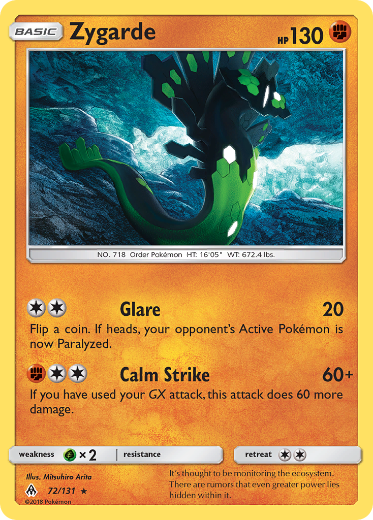 Zygarde (72/131) [Sun & Moon: Forbidden Light] | Play N Trade Winnipeg