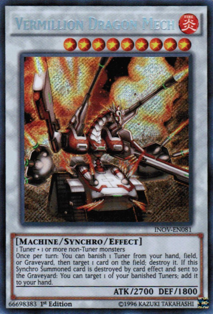 Vermillion Dragon Mech [INOV-EN081] Secret Rare | Play N Trade Winnipeg