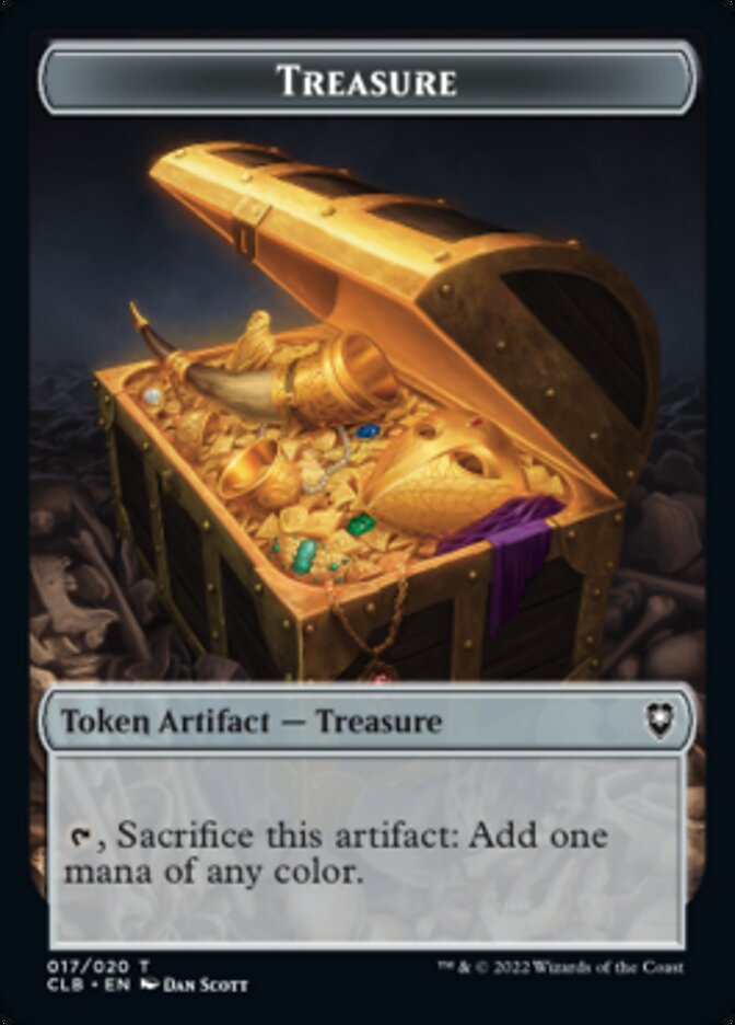 Treasure Token [Commander Legends: Battle for Baldur's Gate Tokens] | Play N Trade Winnipeg