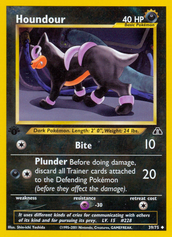 Houndour (39/75) [Neo Discovery 1st Edition] | Play N Trade Winnipeg