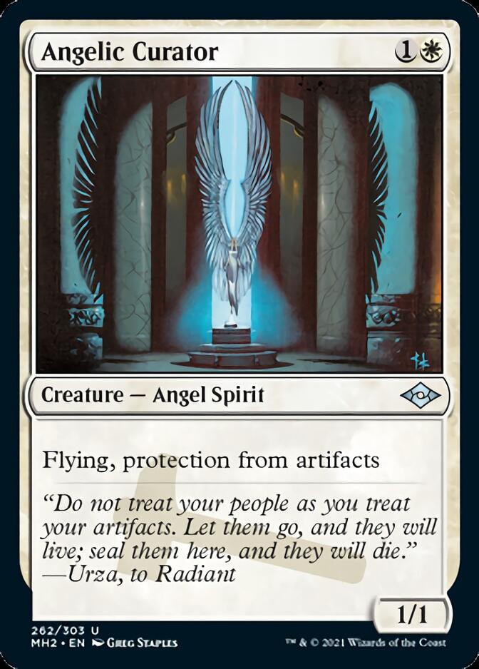 Angelic Curator (Foil Etched) [Modern Horizons 2] | Play N Trade Winnipeg