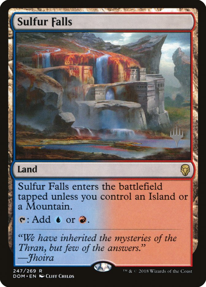 Sulfur Falls (Promo Pack) [Dominaria Promos] | Play N Trade Winnipeg