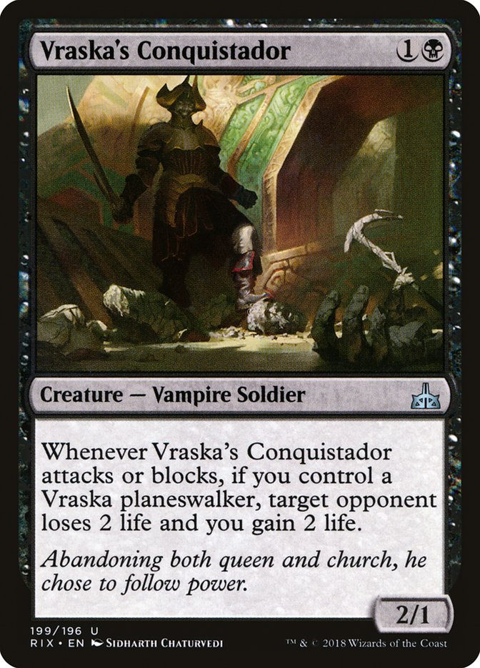 Vraska's Conquistador [Rivals of Ixalan] | Play N Trade Winnipeg