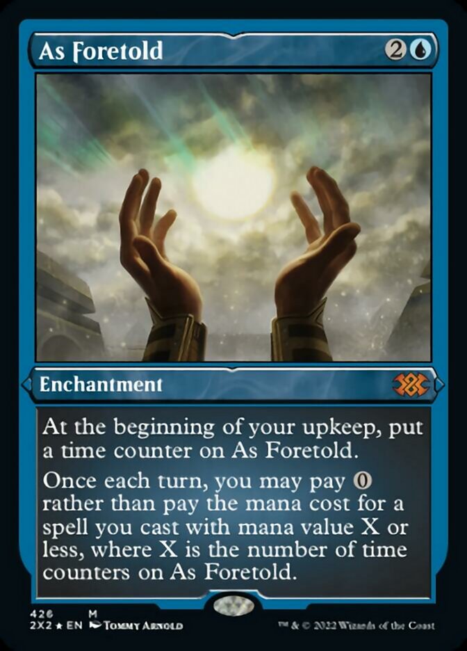 As Foretold (Foil Etched) [Double Masters 2022] | Play N Trade Winnipeg