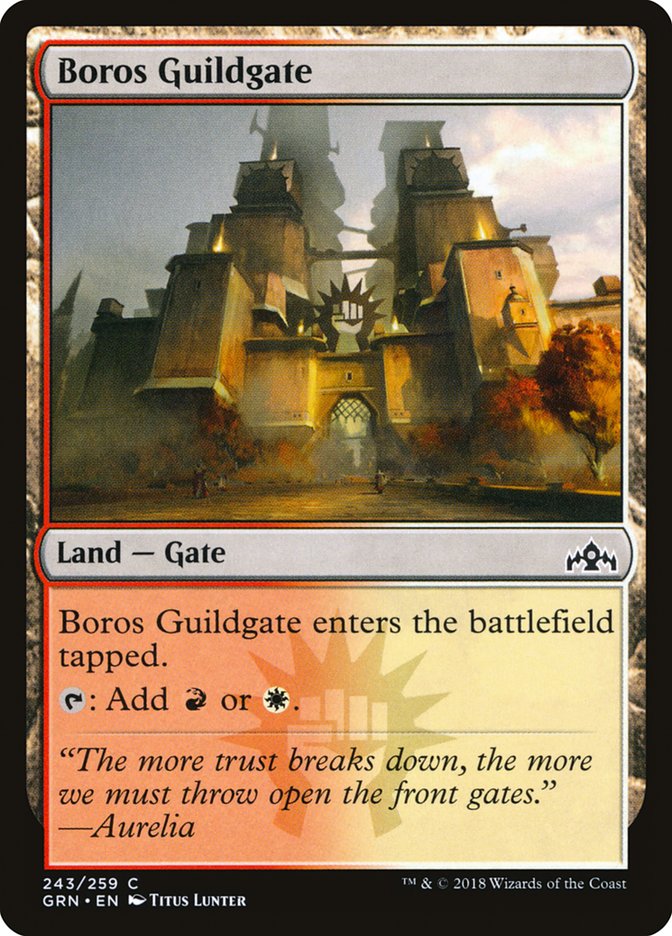 Boros Guildgate (243/259) [Guilds of Ravnica] | Play N Trade Winnipeg