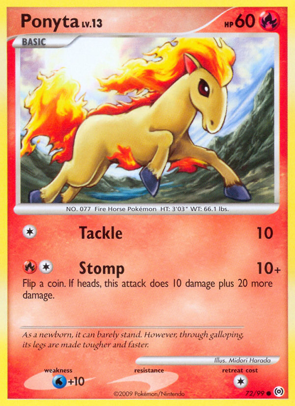 Ponyta (72/99) [Platinum: Arceus] | Play N Trade Winnipeg