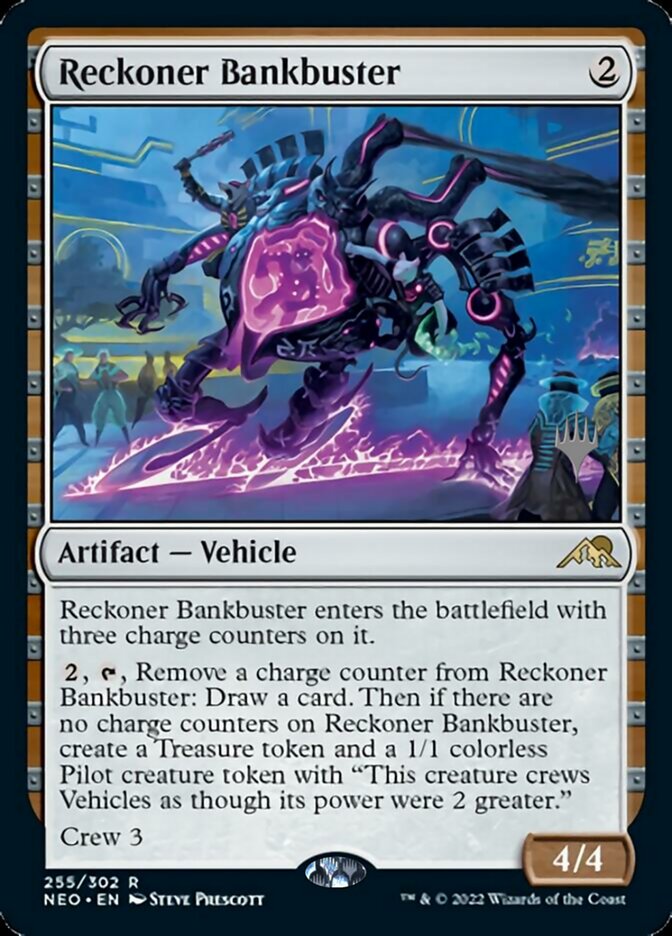 Reckoner Bankbuster (Promo Pack) [Kamigawa: Neon Dynasty Promos] | Play N Trade Winnipeg