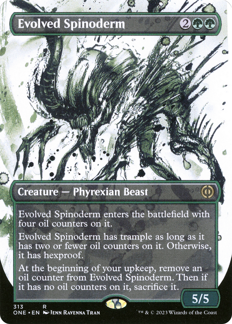 Evolved Spinoderm (Borderless Ichor) [Phyrexia: All Will Be One] | Play N Trade Winnipeg