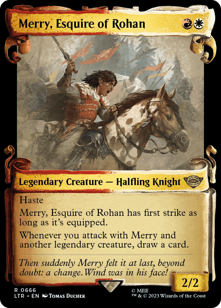 Merry, Esquire of Rohan [The Lord of the Rings: Tales of Middle-Earth Showcase Scrolls] | Play N Trade Winnipeg