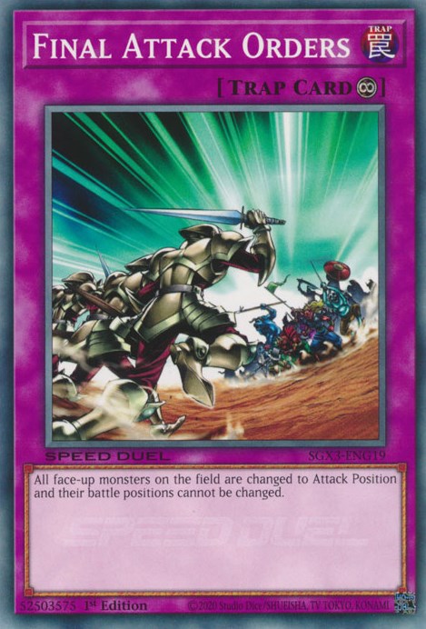 Final Attack Orders [SGX3-ENG19] Common | Play N Trade Winnipeg