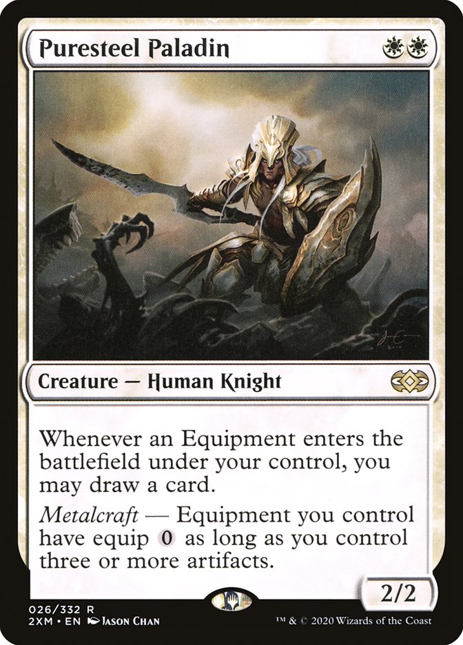 Puresteel Paladin [Double Masters] | Play N Trade Winnipeg