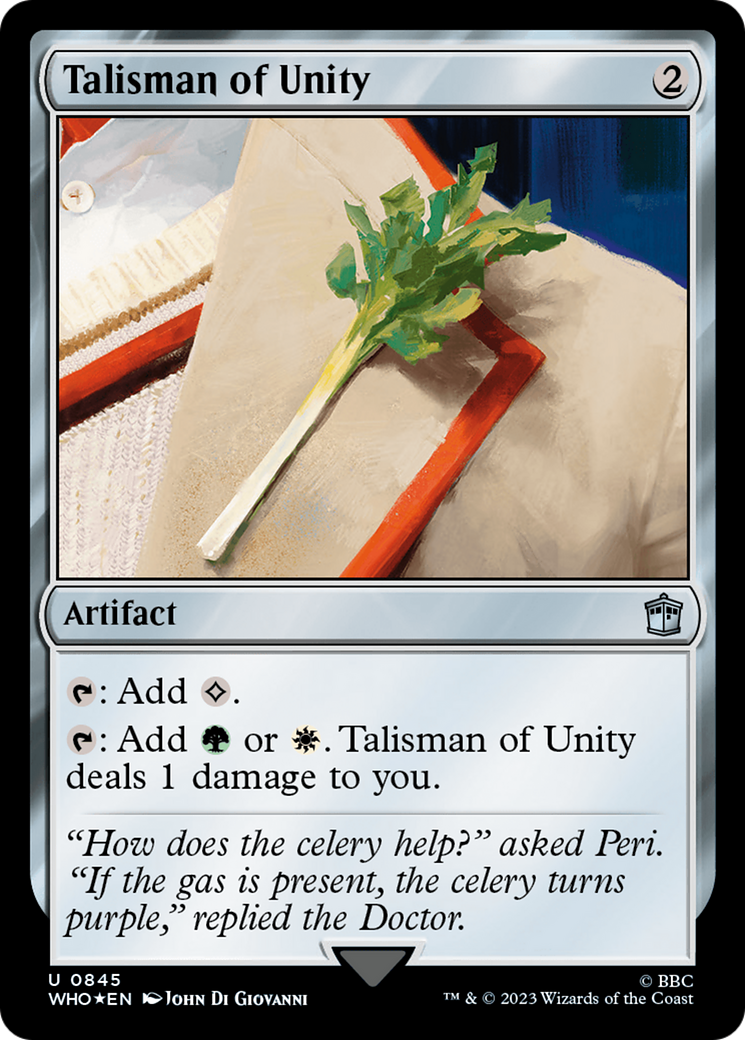 Talisman of Unity (Surge Foil) [Doctor Who] | Play N Trade Winnipeg