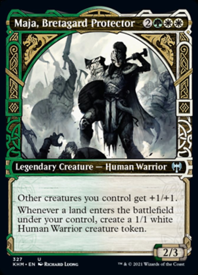 Maja, Bretagard Protector (Showcase) [Kaldheim] | Play N Trade Winnipeg