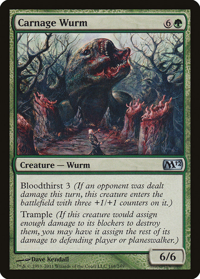 Carnage Wurm [Magic 2012] | Play N Trade Winnipeg