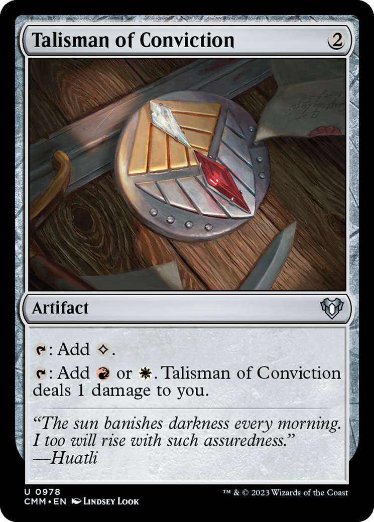Talisman of Conviction [Commander Masters] | Play N Trade Winnipeg