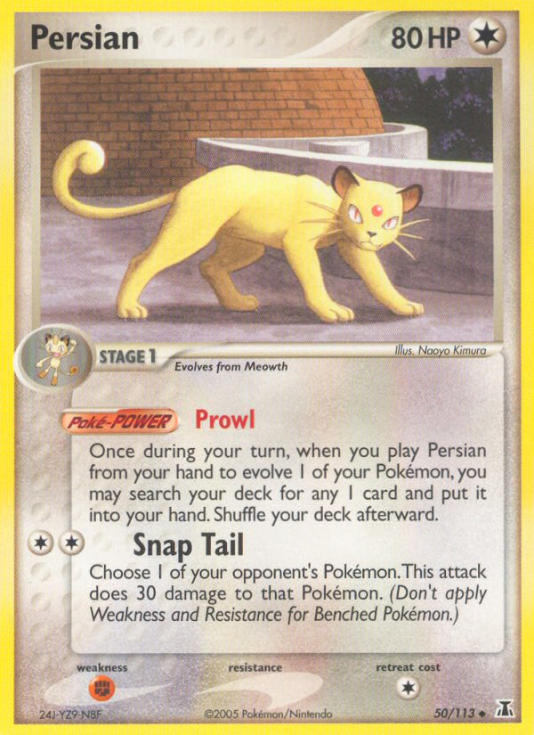 Persian (50/113) [EX: Delta Species] | Play N Trade Winnipeg