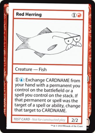 Red Herring (2021 Edition) [Mystery Booster Playtest Cards] | Play N Trade Winnipeg