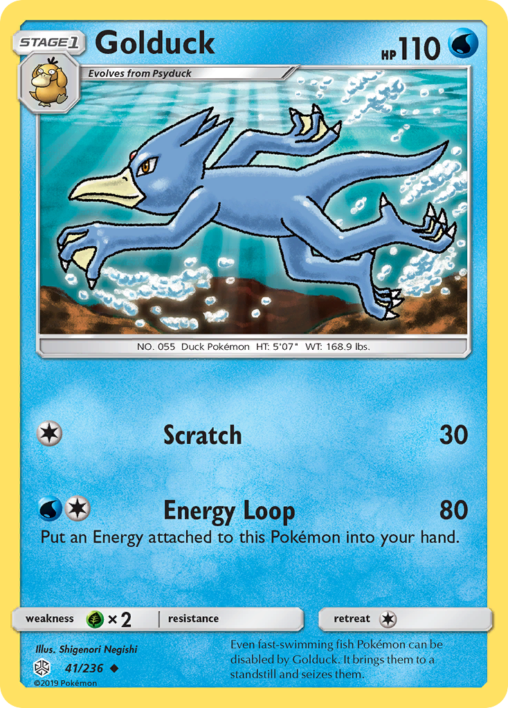 Golduck (41/236) [Sun & Moon: Cosmic Eclipse] | Play N Trade Winnipeg