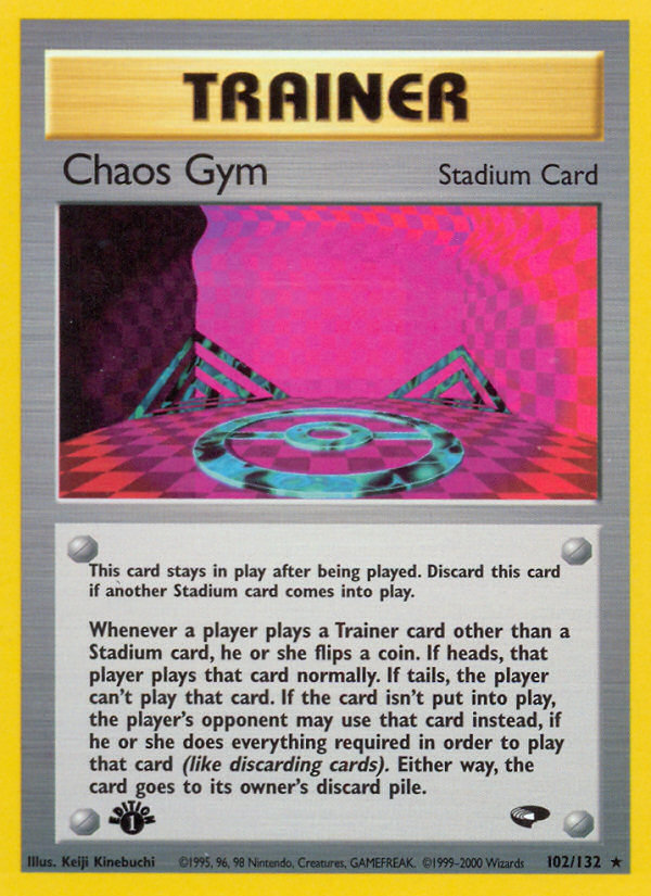 Chaos Gym (102/132) [Gym Challenge 1st Edition] | Play N Trade Winnipeg