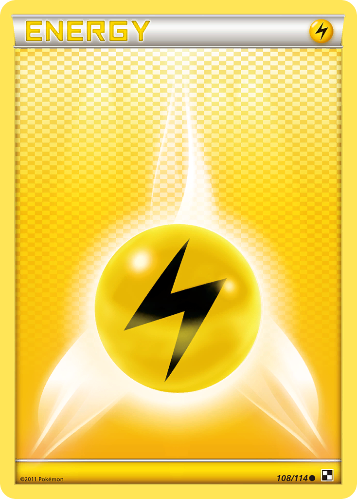 Lightning Energy (108/114) [Black & White: Base Set] | Play N Trade Winnipeg