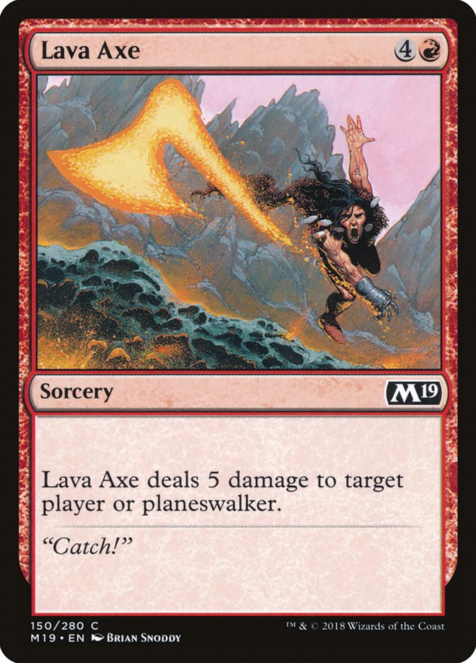 Lava Axe [Core Set 2019] | Play N Trade Winnipeg