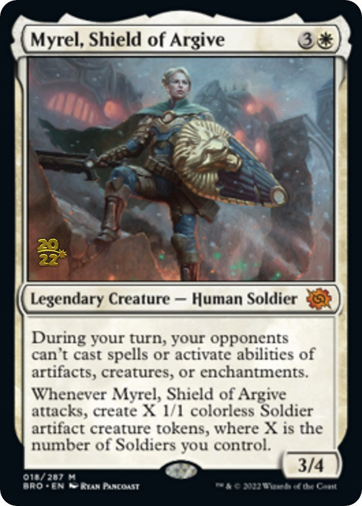 Myrel, Shield of Argive [The Brothers' War: Prerelease Promos] | Play N Trade Winnipeg