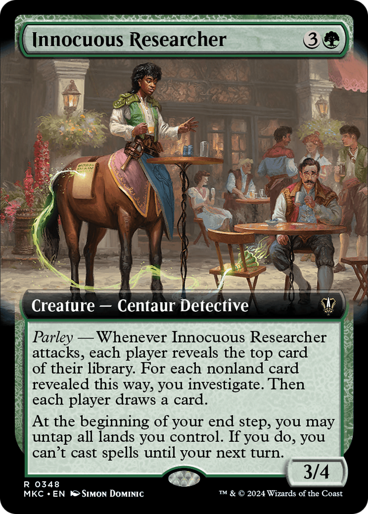 Innocuous Researcher (Extended Art) [Murders at Karlov Manor Commander] | Play N Trade Winnipeg