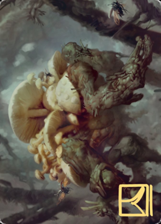 Swarm Shambler Art Card (Gold-Stamped Signature) [Zendikar Rising Art Series] | Play N Trade Winnipeg