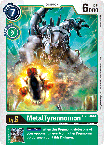 MetalTyrannomon [BT2-046] [Release Special Booster Ver.1.0] | Play N Trade Winnipeg