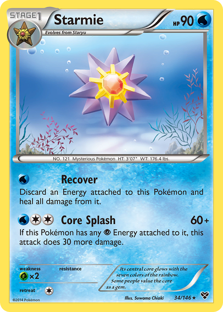 Starmie (34/146) [XY: Base Set] | Play N Trade Winnipeg