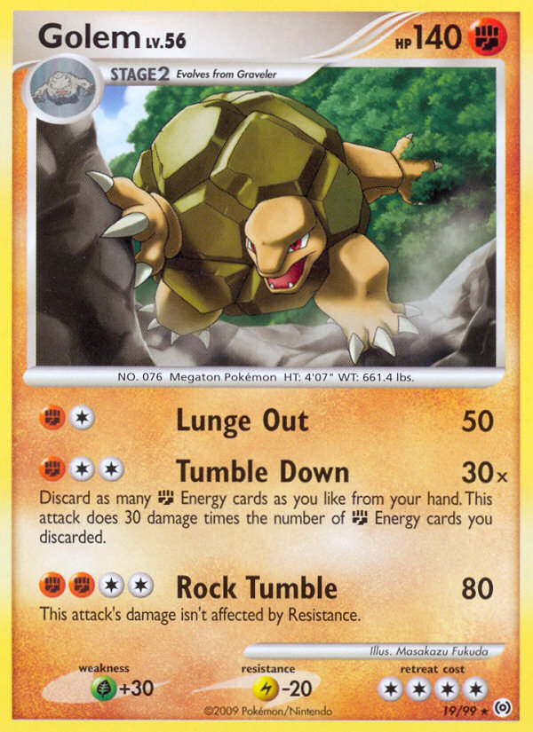 Golem (19/99) [Platinum: Arceus] | Play N Trade Winnipeg