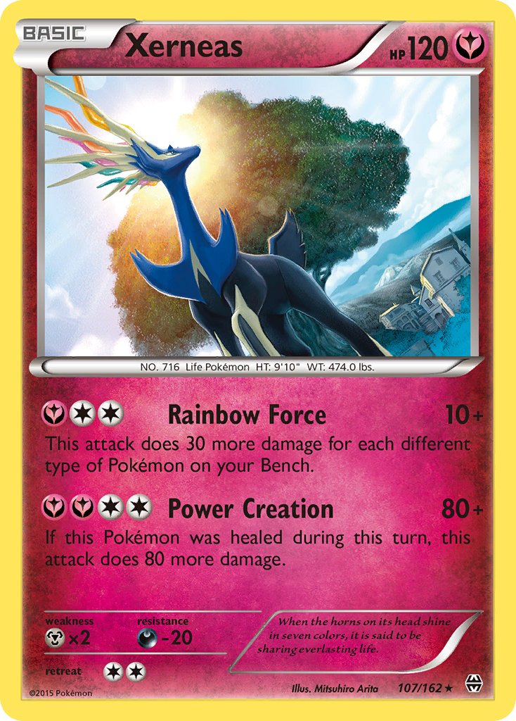 Xerneas (107/162) (Cosmos Holo) (Blister Exclusive) [XY: BREAKthrough] | Play N Trade Winnipeg