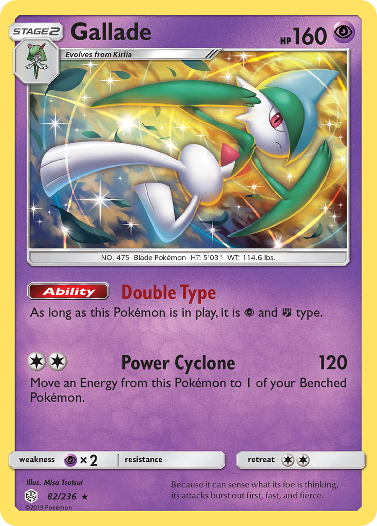 Gallade (82/236) [Sun & Moon: Cosmic Eclipse] | Play N Trade Winnipeg